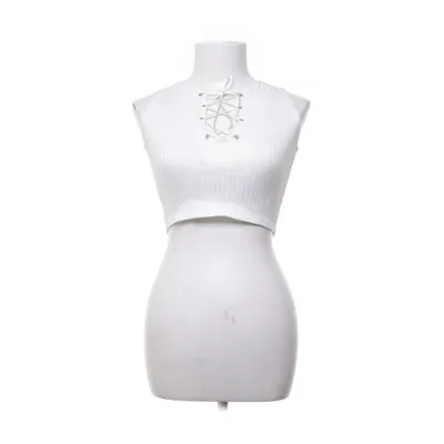 Topp (Vit) från Boohoo Elastan, Polyester