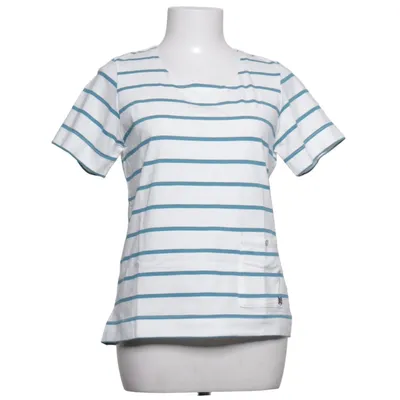 T-shirt (Vit, Blå) från Intown Bomull, Elastan
