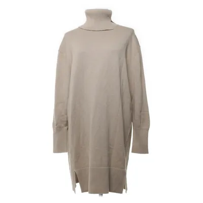 Turtleneck kjole (Beige) fra Boss Bomuld, Uld