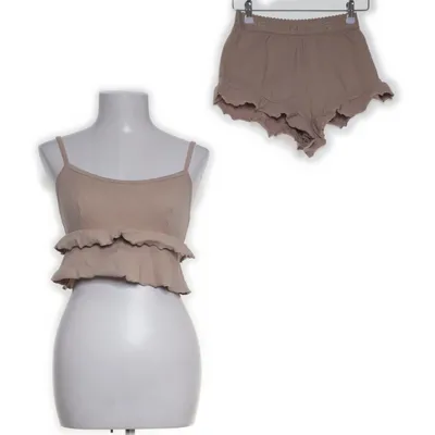 Mjukisset (Beige) från Lounge Elastan, Ekologisk bomull, Polyester