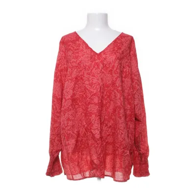 Blouse (Red) from Zizzi Cotton