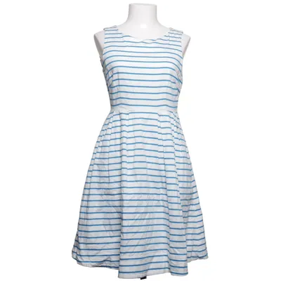 Kleid (Blau, Weiß) von Holly & Whyte by Lindex Baumwolle, Elasthan, Polyester