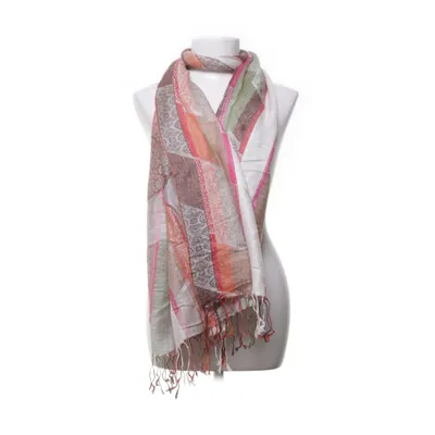 Cirkelsjal (Grön, Flerfärgad, Rosa) från Cashmere Kashmir, Silke
