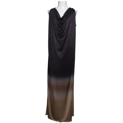 Maxi dress (Black, Brown) from Reyes Torres Elastane, Polyester