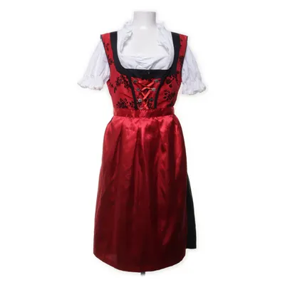 Dirndl (White, Black, Red) from Lifos Cotton, Polyester
