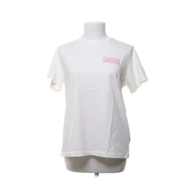 T-shirt (Wit, Roze) van Ganni Organisch katoen