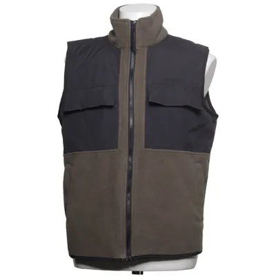 Fleece vest (Gray, Green) from Woodbird Polyamide, Polyester