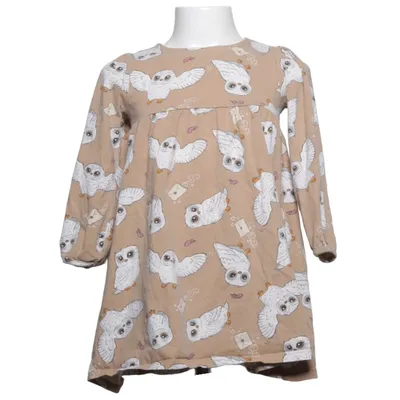 Kjole (Beige, Hvid, Flerfarvet) fra Harry Potter x H&M Bomuld, Elastan