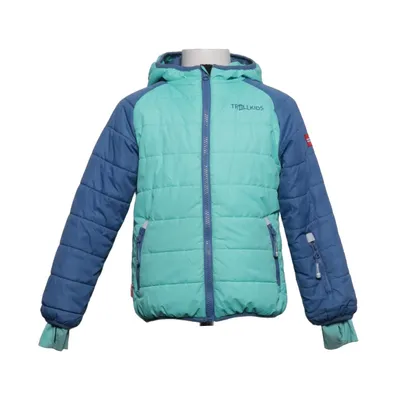 Winterjas (Blauw, Groen) van Trollkids Polyamide, Polyester