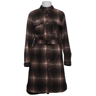 Robe chemise (Marron, Noir, Blanc) de La Petite Francaise Acrylique, Polyester, Laine