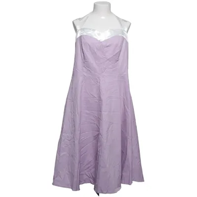 Halternek jurk (Lila, Wit) van Dress Tells Katoen, Elastaan
