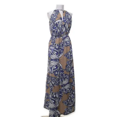 Maxi jurk (Blauw, Wit, Beige) van Sisters Polyester