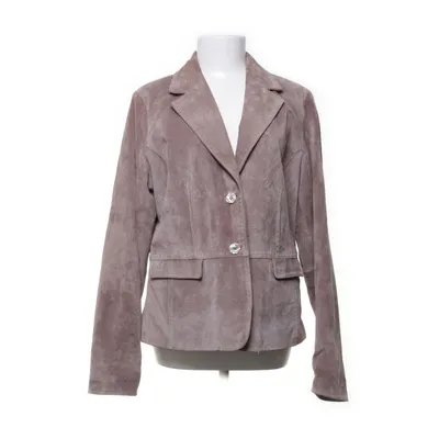 Läderkavaj (Beige) från Jofama