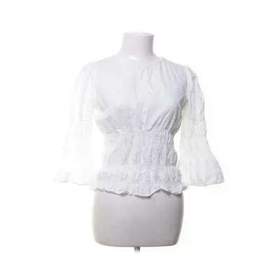 Blouse (Wit) van Visual Clothing Project Katoen