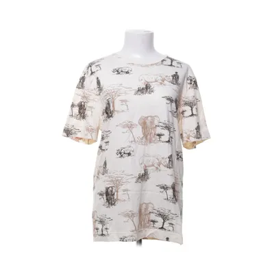 T-shirt (Beige, Multicolored) from Visual Clothing Project Cotton