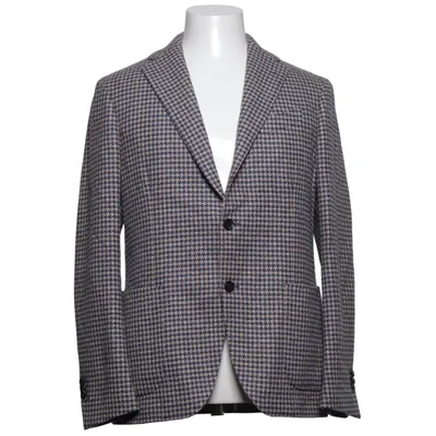 Blazer (Blue, Beige) from Lardini Polyester, Wool