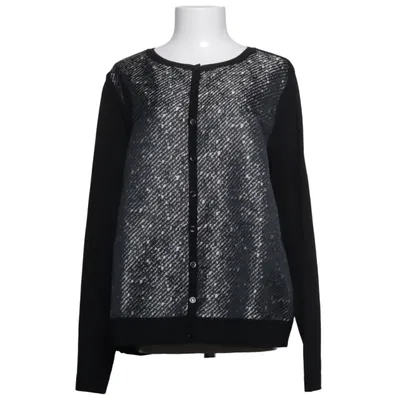 Cardigan (Sort, Grå) fra Escada Polyester, Uld