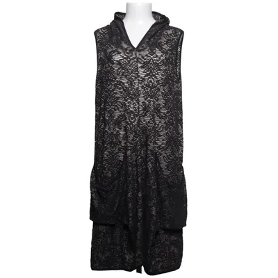 Robe à capuche (Noir, Beige) de Bohéme Acrylique, Coton, Élasthane, Polyester