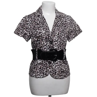 Chemise à manches courtes (Marron, Noir, Blanc) de Jennifer Taylor Coton, Élasthane