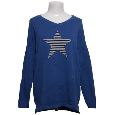 Sweater (Blue) from Sheego Casual Cotton