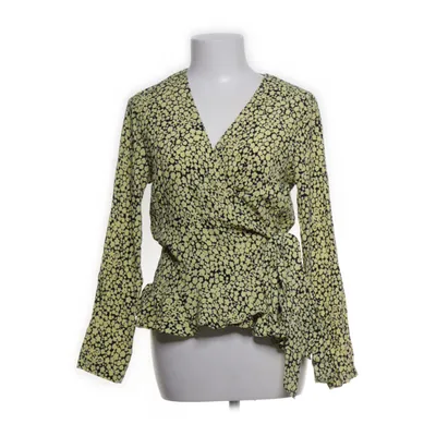 Wikkelblouse (Geel, Zwart, Meerkleurig) van Samsøe & Samsøe Viscose