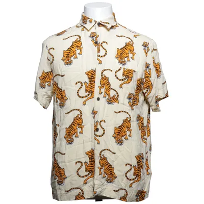 Chemise à manches courtes (Beige, Orange, Noir) de Vailent Viscose