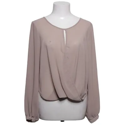 Wrap blouse (Beige) from Lulu Love Polyester