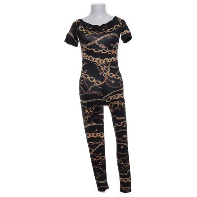 Byxdress (Svart, Flerfärgad) från Fancyqube Elastan, Polyester