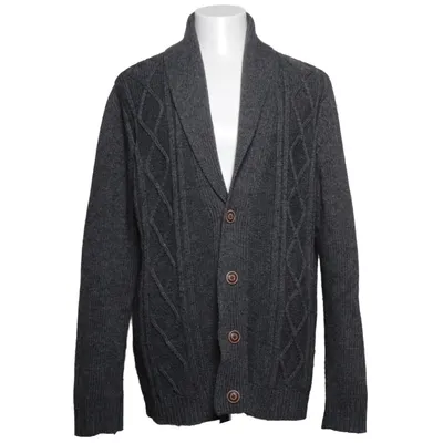 Cardigan (Gray) from La Redoute Acrylic, Polyamide, Wool
