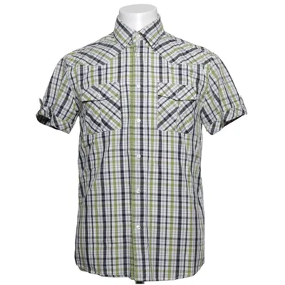 Short sleeve shirt (Green, White, Black) from Selected Cotton