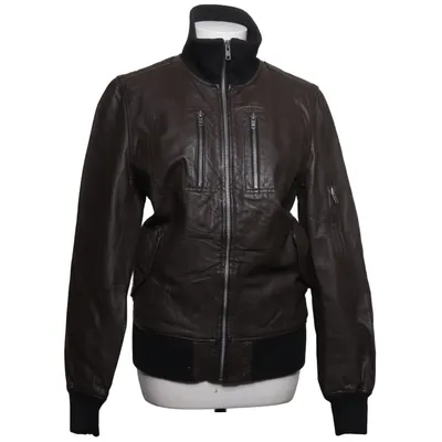 Läderjacka (Brun, Svart) från Loco Skinn