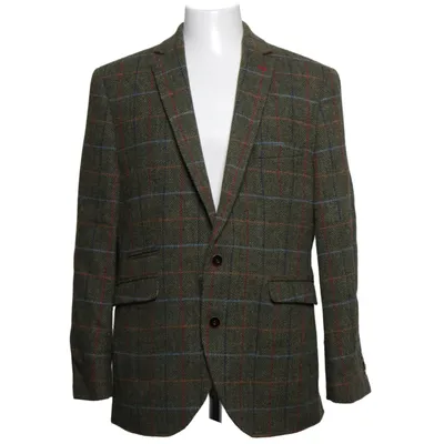 Blazer (Vert, Multicolore) de Harris Tweed Polyester, Viscose, Laine