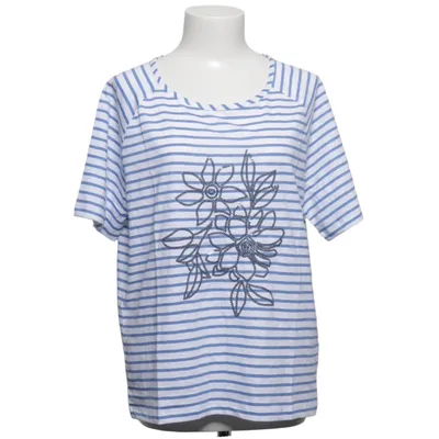 T-shirt (Blå, Hvid) fra Olsen Bomuld