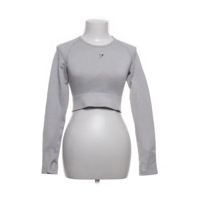 Crop top (Grå) fra Gymshark Elastan, Nylon, Polyester