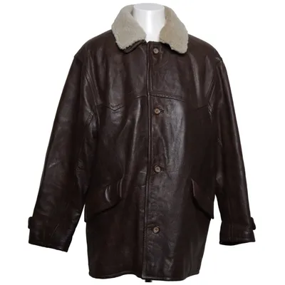 Shearling jas (Bruin) van Claudio Polyester