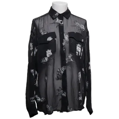 Blus (Svart, Vit) från The Kooples Silke, Viskos