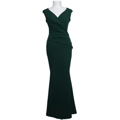 Evening gown (Green) from Goddiva Elastane, Polyester