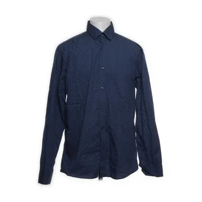 Buttondown-skjorta (Blå, Vit) från Seven Seas Bomull