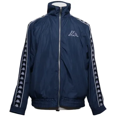 Träningsjacka (Blå, Vit) från Kappa Bomull, Polyester