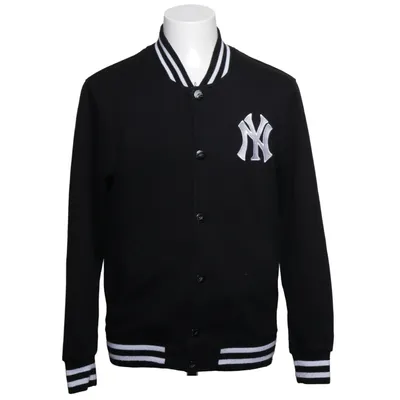 Collegejacka (Svart, Vit) från Majestic Athletic Bomull, Polyester