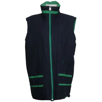 Outdoor vest (Zwart, Groen) van Bode Katoen