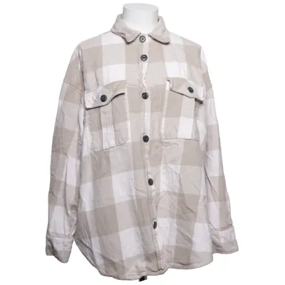 Overshirt (Beige, Wit) van Miss Milla Katoen