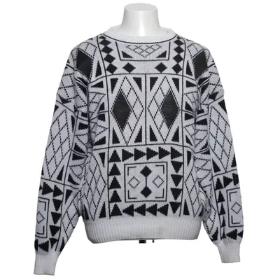 Sweater (Black, White) from Uniform Code Acrylic, Leather