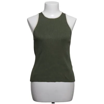 Tank Top (Green, White) from Massimo Dutti Polyester, Viscose