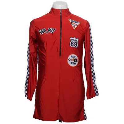 Maskeradkläder (Röd, Flerfärgad) från Widmann Elastan, Polyester