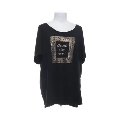 T-shirt (Sort) fra Zizzi Økologisk bomuld