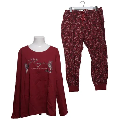 Pyjama (Rot, Mehrfarbig) von Esmara Lingerie Baumwolle