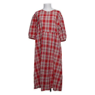 Maxi jurk (Rood, Wit, Meerkleurig) van Monki Katoen