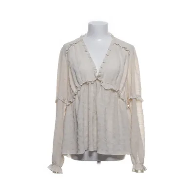 Blouse (Beige) from NA-KD Elastane, Polyester