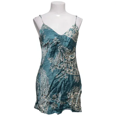 Jurk (Blauw, Beige) van Zara Viscose